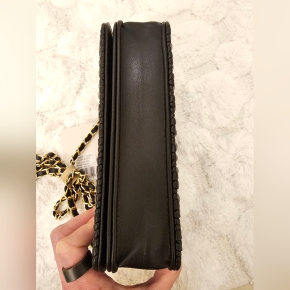 Valentino Orlandi Black Crossbody Bag with Gold Chain - Picture 6 of 9